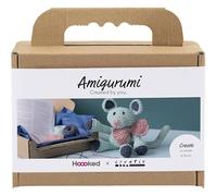 Creativ Company Amigurumi DIY Häkelset (Maus - Mint - Höhe: 19cm)