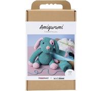 Creativ Company Amigurumi DIY Häkelset (Welpe - Pastellpink, Dunkeltürkis)