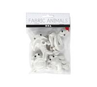 Creativ Company - Animal Keychains made of Textile 4 pcs.