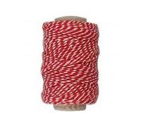 Creativ Company Cotton cord Red/white 50m