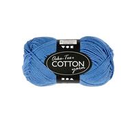 Creativ Company Cotton yarn Blue 50gr 170m