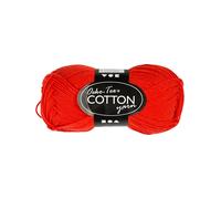 Creativ Company Cotton yarn Red 50gr 170m