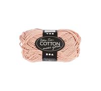 Creativ Company Cotton yarn Size 8/8 L: 80-85 M Beige - 50gr.