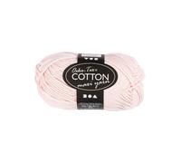 Creativ Company Cotton yarn Size 8/8 L: 80-85 M Dusty Rose - 50gr.