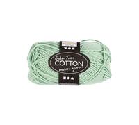 Creativ Company Cotton yarn Size 8/8 L: 80-85 M Mint Green - 50gr.