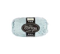 Creativ Company Cotton yarn Size 8/8 L: 80-85 M Soft Blue - 50gr.