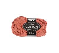 Creativ Company Cotton yarn Size 8/8 L: 80-85 M Terracotta - 50gr.
