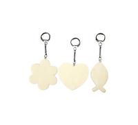 Creativ Company Decorate your Wooden Keychain 3pcs.