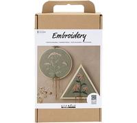 Kreativ-Set Stickrahmen - staubgrün