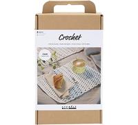 Creativ Company DIY Sets Stricken & Häkeln Kreativ Set Häkeln, Tischset, Kreativ Box