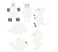 Creativ Company Embroidery figures Animals and Robots 18 pcs.