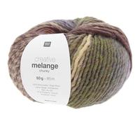 Creative Melange Chunky Häkel- und Strickgarn, 53% Schurwolle, 47% Polyacryl, 50 g (Autumn)