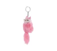 Creative Plush Fox Keychain Pendant for Bags & Keys - Cute Cartoon Bag Decoration, Stylish Keyring for Women