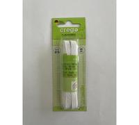 Crego Schnürsenkel Flach 1 Paar Weiß 90cm