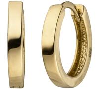 Creolen 585 Gold Gelbgold Ohrringe Goldohrringe