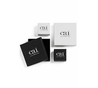 cai Creolen 925/- Sterling Silber Howlith türkis 2,7cm Glänzend