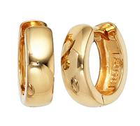 Jobo Damen Creolen 925 Sterling Silber gold vergoldet Ohrringe