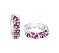 Prinzessin Lillifee Creolen 2035297 - 925 Sterling Silber mit Preciosa, 1,3 cm, Mädchen, Geschenkbox