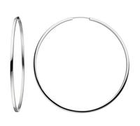 Creolen groß 925 Sterling Silber Ohrringe Durchmesser 64 mm