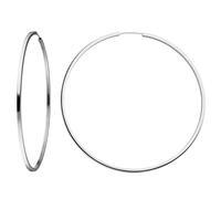 Creolen groß 925 Sterling Silber Ohrringe Durchmesser 73 mm