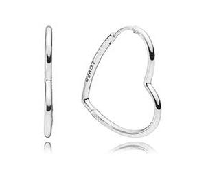 Creolen Herzen für Damen aus Sterlingsilber