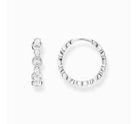 Thomas Sabo CR714-051-14 Creolen - Silber + Zirkonia - weiß