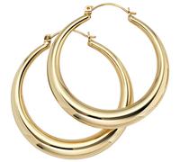 Creolen rund 333 Gold Gelbgold Ohrringe Goldohrringe Goldcreolen