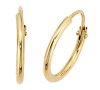 Creolen rund 333 Gold Gelbgold Ohrringe Goldohrringe Goldcreolen