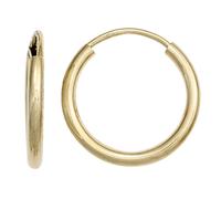 Creolen rund 585 Gold Gelbgold Ohrringe Goldohrringe Goldcreolen