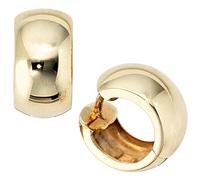 Creolen rund breit 333 Gold Gelbgold Ohrringe Goldohrringe Goldcreolen