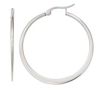 Creolen rund Edelstahl Ohrringe Edelstahlohrringe Edelstahlcreolen