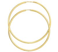 Creolen rund groß 333 Gold Gelbgold Ohrringe Durchmesser 50 mm