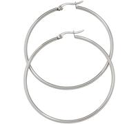 Creolen rund groß Edelstahl Ohrringe Durchmesser 54 mm