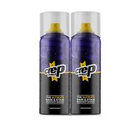 Crep Protect Spraydose Regen & Fleck Wasserfester Schutz Nano-Schutz für Leder, Nubuk, Wildleder & Canvas - Turnschuhe - Turnschuhe Care 2er Pack - 200ml (Schwarz, Einheitsgröße)