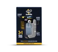 Crep Protect Suede Reviver - Wildleder Schuhreiniger, Conditioner & Wildlederbürste für Wildleder & Nubuk Sneakers - Stellt Leuchtkraft & Textur Wieder Her - Pflegendes Wildlederspray für Müde Schuhe