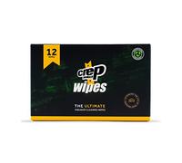 Crep Protect Ultimativ Turnschuhe Reinigungstücher - Einzeln verpackte Schuhreinigungstücher (12 Stück) (Schwarz, Einheitsgröße)