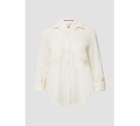 Crêpebluse mit Turn-up-Ärmel 38 creme 2170001.0200.38