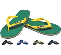 Cressi Herren Beach Flip Flops' Zehensandale, Grün/Gelb, 39/40