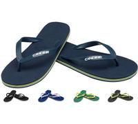 Cressi Beach Flip Flops Navy/Blue, 37/38 EU - Zehenstegsandale für Strand und Pool, Blau Navy/Blau, 37/38 EU
