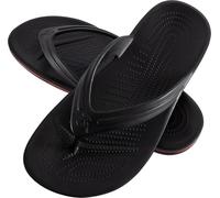 Cressi Bubble Flip Flop Black 45/46-EVA Gummiflip Flops Erwachsene, Trocken, Bequem, Langlebig und Leicht, rutschfeste Sohle mit Langer Lebensdauer, den Strand und den Pool, Schwarz, 45/46