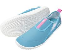 CRESSI Kiwi Shoes Wasserschuhe - Unisex Barfußschuhe Herren & Damen - Wassersport & Spaziergänge in Nasser Umgebung - Urlaub & Strand Badeschuhe - Hellblau Rosa Weiße Sohle - 44