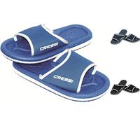 Cressi Lipari - Slipper für Strand und Schwimmbad - Erwachsene und Kinder,Mehrfarbig (Hellblau), 31 EU