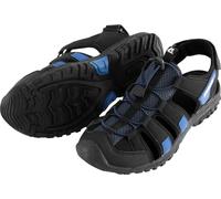 Cressi Luca Sandals Black/Blue 38 - Bequeme Unisex Trekking Sandale ideal für Outdoor Abenteuer, besonders geeignet für Wanderungen in wasserreichen Umgebungen, Schwarz/Blau, 38