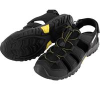 Cressi Luca Sandals Black/Yellow 43 - Bequeme Unisex Trekking Sandale ideal für Outdoor Abenteuer, besonders geeignet für Wanderungen in wasserreichen Umgebungen, Schwarz/Gelb, 43