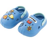 Cressi seit 1946 - Jelly Kid Clogs - Kinder Sabot Sandalen Hausschuhe, Antirutsch Luftdurchlässig, Strand, Meer, Spaziergänge, Kindergarten und Hause, Druckknopfverschluss - Blau/Hellblau - 31/32 EU