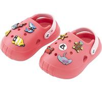 Cressi seit 1946 - Jelly Kid Clogs - Kinder Sabot Sandalen Hausschuhe, Antirutsch Luftdurchlässig, Strand, Meer, Spaziergänge, Kindergarten und Hause, Druckknopfverschluss - Fuchsia/Rosa - 31/32 EU