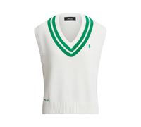 Cricket-Pullunder aus Baumwollmischung XL White