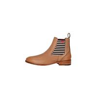 CRICKIT® Chelsea Boot Damen SUVI | Klassischer Chelsea Boot mit Streifen und Herzchen für Damen aus 100% Leder | Herz mit Streifen