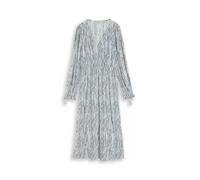 crinkle jersey wrap dress S