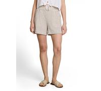 Denim Tom Tailor - Crinkle Relaxed Fit Shorts beige white vichy - Gr. - M